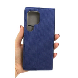Etui Smart Magnet na telefon Samsung Galaxy S24 Ultra 5G S928 granatowe
