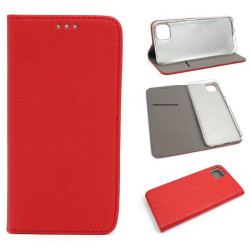 Etui Smart Magnet do telefonu Samsung Galaxy A22 5G A226 czerwone