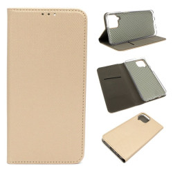 Etui Smart Magnet na telefon Samsung Galaxy M33 5G M336 złote