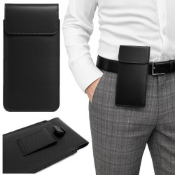 Kabura skórzana XXXL na pasek 180x100mm - naturalna skóra