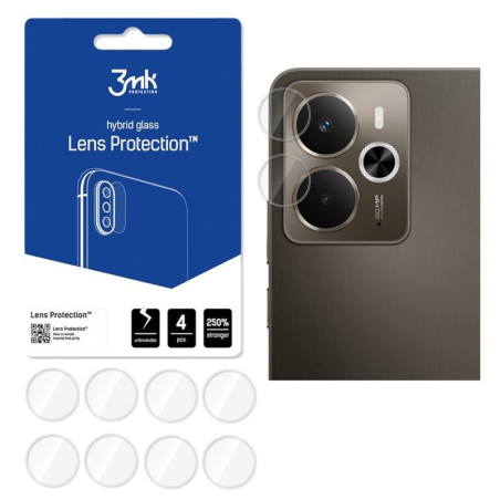 3MK FLEXIBLE GLASS szkło hybrydowe na telefon Realme 14 5G RMX5070 / 14T 5G RMX5078 camera lens