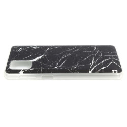 Etui Jelly Marmur Case na telefon Samsung Galaxy M51 M515 czarne