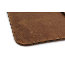 Etui skóra pionowe z klapką na czytnik e-booków Amazon Kindle Paperwhite / inkBOOK Calypso+ 6" brązowe