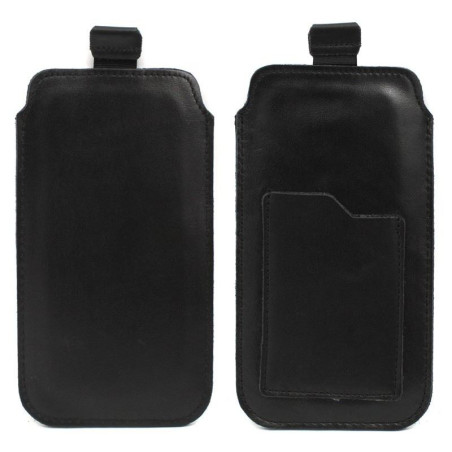 Etui Kieszonka skórzana CRAZY XXL na telefon Samsung Galaxy S24 Ultra S928 czarne