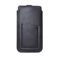 Etui Kieszonka skórzana CRAZY XXL na telefon Samsung Galaxy S24 Ultra S928 czarne