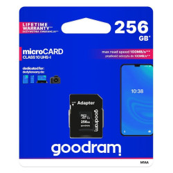 Karta pamięci MicroSD 256GB 256 GB GOODRAM + adapter class 10