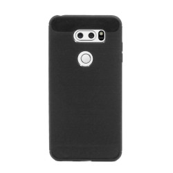 Etui Bumper Carbon Lux na telefon LG V30 / V30+ / V30S ThinQ / V30S+ ThinQ czarne