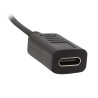 Adapter Przejściówka z USB C Typ-C USB-C na mini USB 30cm czarny