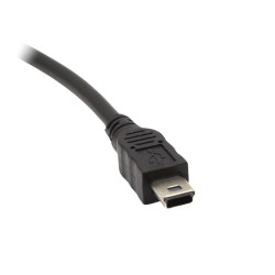 Adapter Przejściówka z USB C Typ-C USB-C na mini USB 30cm czarny
