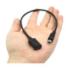 Adapter Przejściówka z USB C Typ-C USB-C na mini USB 30cm czarny