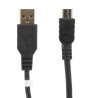 Kabel USB - Micro USB 4m do ładowania telefonów / tabletów CZARNY przewód HQ