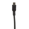 Kabel USB - Micro USB 4m do ładowania telefonów / tabletów CZARNY przewód HQ