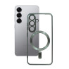 Etui Chrome MagSafe na telefon Samsung Galaxy S25 5G S931 zielone