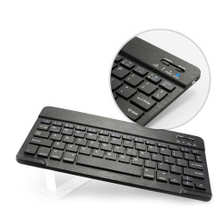 Etui Lenovo Tab M9 9" cali TB-310 czarne z klawiaturą bluetooth, lenovo tab m9 etui, etui na tablet lenovo z klawiaturą