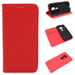 Etui Smart Magnet na telefon motorola moto e5 / g6 play / e (5th Gen.) czerwone