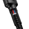 Kabel PD Power Delivery USB-C - USB-C BASEUS 60W 20V 3A przewód do szybkiego ładowania 1m czarny