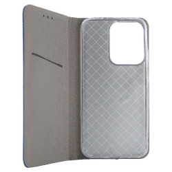 Etui Smart Magnet na telefon OPPO Reno 13 5G CPH2689 / 14 5G CPH2737 / 14F 5G CPH2743 / 14FS 5G CPH2743 granatowe