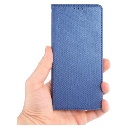 Etui Smart Magnet na telefon OPPO Reno 13 5G CPH2689 / 14 5G CPH2737 / 14F 5G CPH2743 / 14FS 5G CPH2743 granatowe