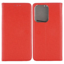 Etui Smart Magnet na telefon OPPO Reno 14 Pro 5G CPH2739 czerwone