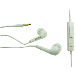 Słuchawki douszne audio jack 3,5mm Samsung EHS64AVFWE z mikrofonem białe