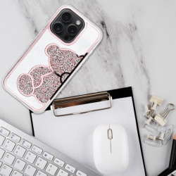 Etui TEDDY BEAR na telefon Apple iPhone 15 Pro A3102 damskie dziewczęce na prezent urodziny święta różowe