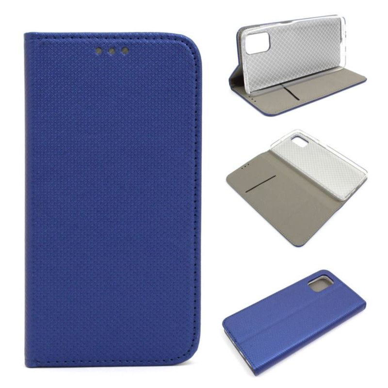 Etui Smart Magnet na telefon Samsung Galaxy M51 M515 granatowe