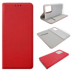 Etui Smart Magnet na telefon OPPO Reno 13 F 5G CPH2699 / Reno 13 F 4G CPH2701 / Reno 13 FS 5G CPH2699 czerwone
