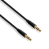 Kabel audio AUX 3.5mm 1m nylonowy - wysyłka 24h