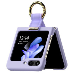 Etui Mercury Gold Ring na telefon Samsung Galaxy Z Flip 6 5G F741 / Galaxy Z Flip 7 FE 5G F761 fioletowe