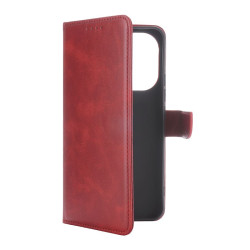 Etui Smart Leather na telefon Xiaomi 15T Pro 5G 2506BPN68G czerwone