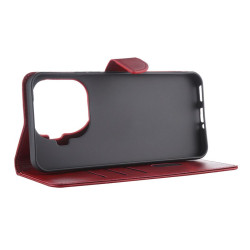 Etui Smart Leather na telefon Xiaomi 15T Pro 5G 2506BPN68G czerwone