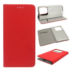 Etui Smart Magnet na telefon Xiaomi Redmi Note 14 4G 24117RN76G czerwone