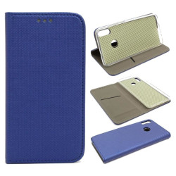 Etui Smart Magnet na telefon Honor 8X JSN-AL00 granatowy