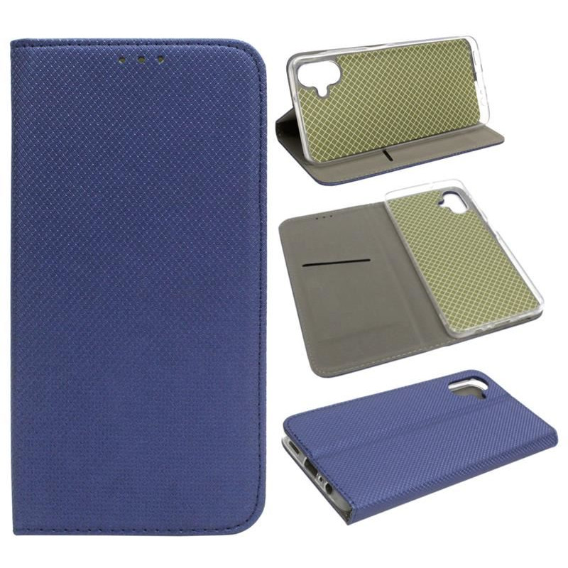 Etui Smart Magnet na telefon Samsung Galaxy A06 A065 granatowe