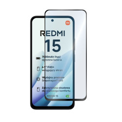 9H SZKŁO hartowane na telefon Xiaomi Redmi 15 4G 25062RN2DE 25062RN2DY / Redmi 15 5G 25057RN09E FULL 6D CF