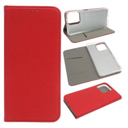 Etui Smart Magnet na telefon motorola moto g75 5G XT2437 czerwone