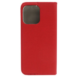 Etui Smart Magnet na telefon motorola moto g75 5G XT2437 czerwone