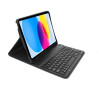 Etui z klawiaturą bluetooth na tablet Apple iPad 10 gen 2022 A2696 A2757 / iPad 11 gen 2025 A16 A3354 A3355 czarne