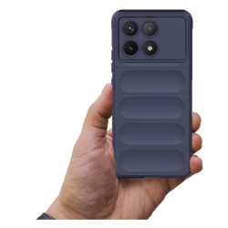 ETUI PANCERNE PHANTOM na telefon Xiaomi POCO F6 Pro 5G 23113RKC6G granatowe