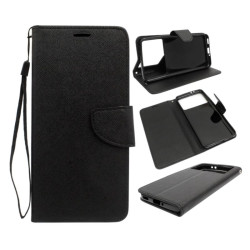 Etui Fancy Diary na telefon Xiaomi POCO F6 Pro 5G 23113RKC6G czarne