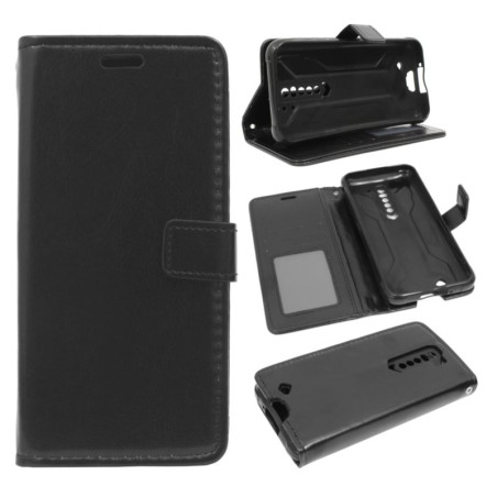 Etui Smart Crazy na telefon Hotwav Cyber 8 czarne