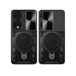 Etui Pancerne MAGNETIC Ring na telefon Honor X7b CLK-LX1 / X7b 5G CLK-NX2 / 90 Smart CLK-NX1 czarne
