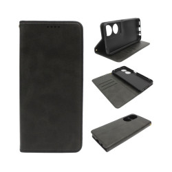 Etui Smart Retro na telefon Honor X7b CLK-LX1 / X7b 5G CLK-NX2 / 90 Smart CLK-NX1 czarne