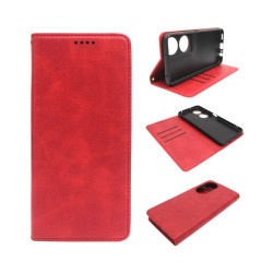 Etui Smart Retro na telefon Honor X7b CLK-LX1 / X7b 5G CLK-NX2 / 90 Smart CLK-NX1 czerwone