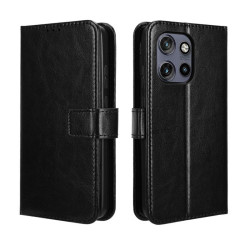 Etui Smart Crazy na telefon motorola edge 50 neo 5G XT2409-1 / 60 neo 5G XT2509-1 / thinkphone 25 5G XT2409-6 czarne