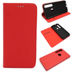 Etui Smart Magnet na telefon motorola moto g8 plus XT2019 czerwone