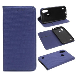Etui Smart Magnet na telefon motorola moto e6s / e6i 2020 granatowe
