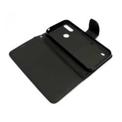 Etui Fancy Diary na telefon motorola moto e6s / e6i 2020 czarne