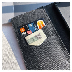 Etui Fancy Diary na telefon motorola moto e6s / e6i 2020 czarne