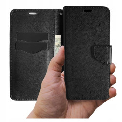 Etui Fancy Diary na telefon motorola moto e6s / e6i 2020 czarne